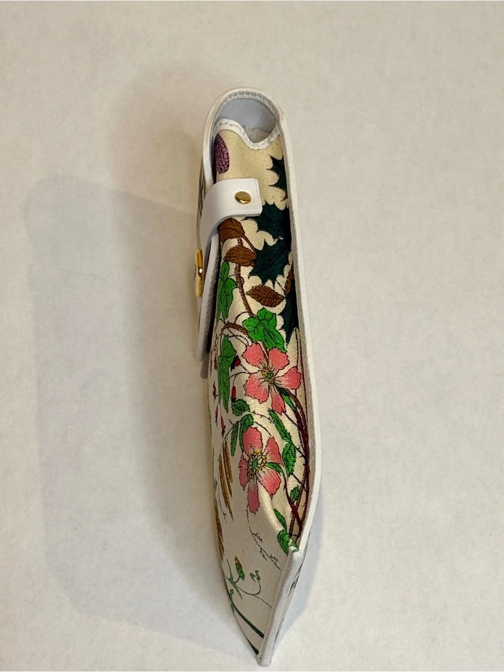 Gucci Floral Canvas phone Case with box